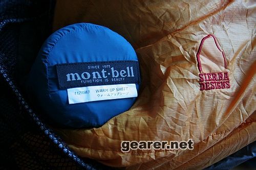 Montbell睡袋和SD睡袋
