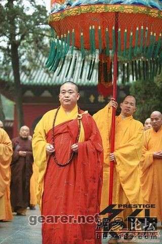 少林寺方丈释永信——帝王一样的排场